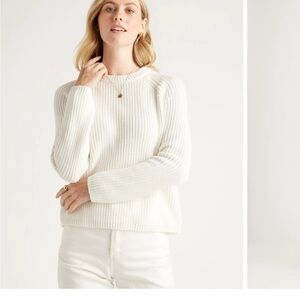 Quince Cotton Fisherman Sweater